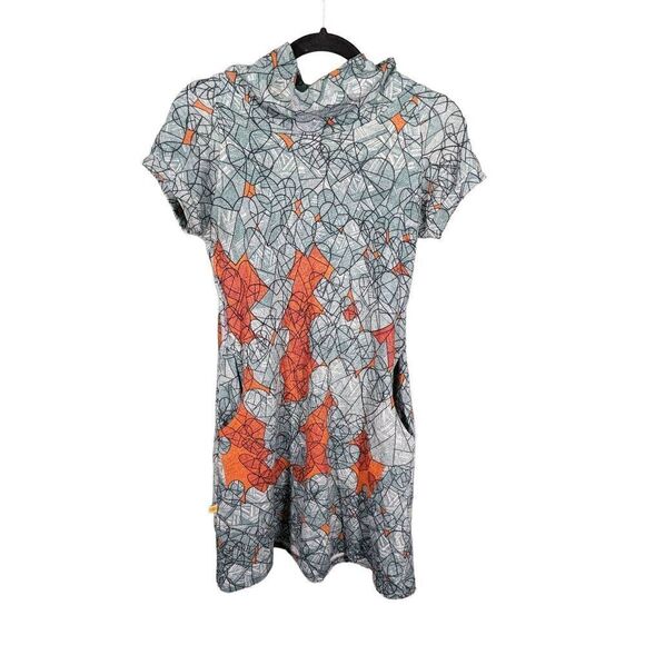 Purple Jam Geometrical Stamp Dress with Cowl Neck Women Size XS - Picture 1 of 5